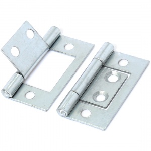 1 & 1/2'' Flush Hinges Zinc Coated Pair